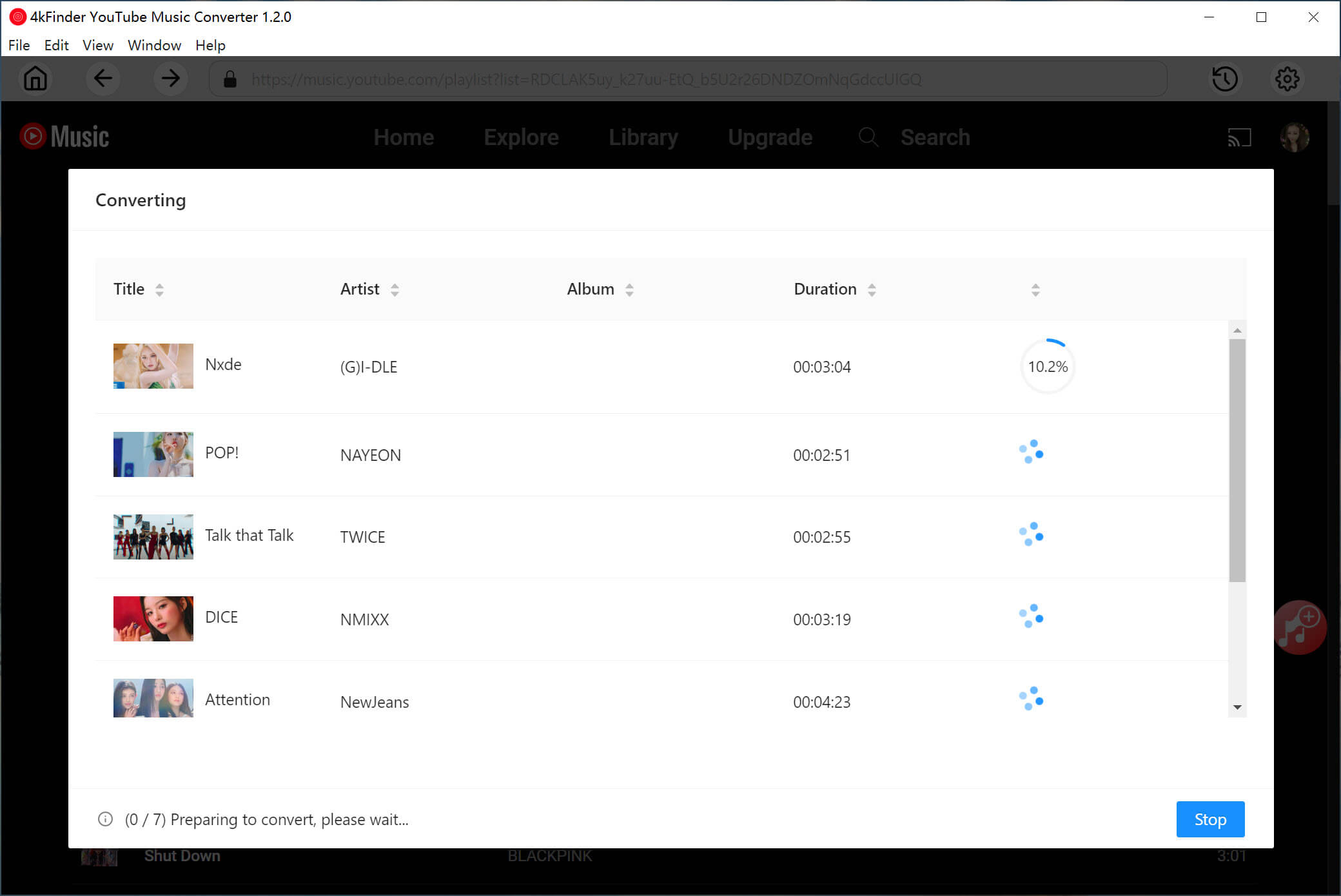 convert YouTube Music to MP3