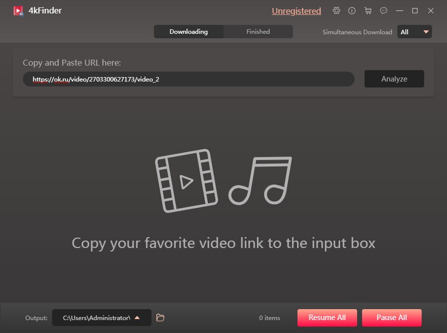 paste Odnoklassnik video link